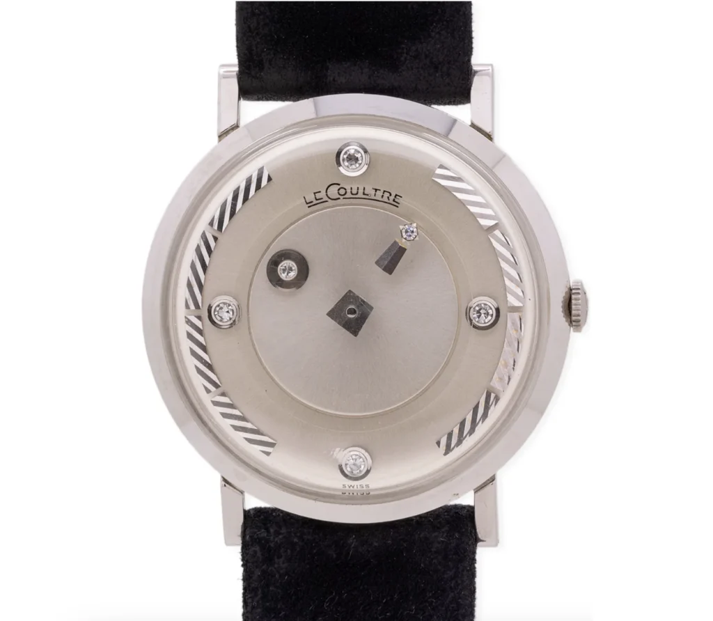  Lecoultre 14K WG Mystery Dial circa 1963 