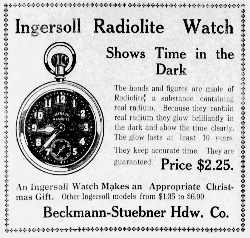  November 1917 ad for an Ingersoll 