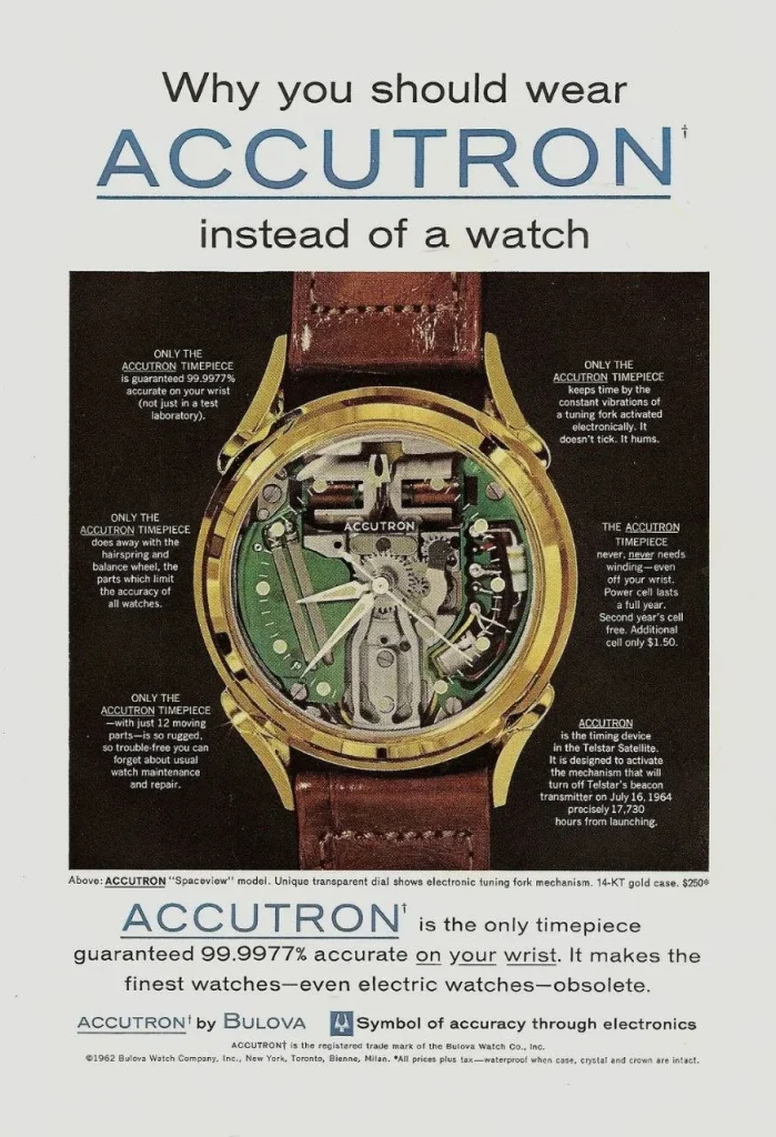  Bulova Watch, print ad, 1960 