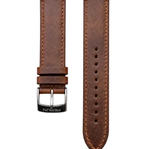 Perun brown leather strap