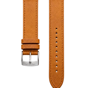 Perun matte cognac leather strap