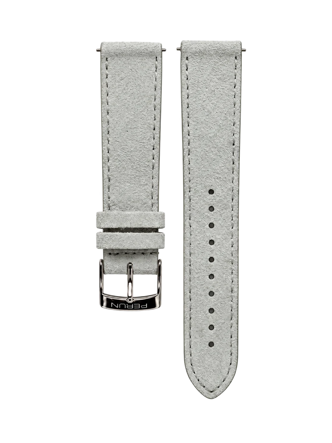 Perun light grey suede strap