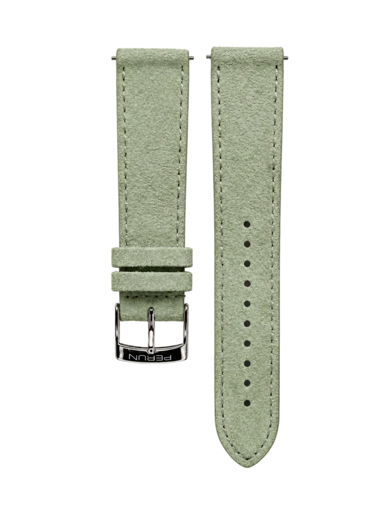 Perun sage suede strap