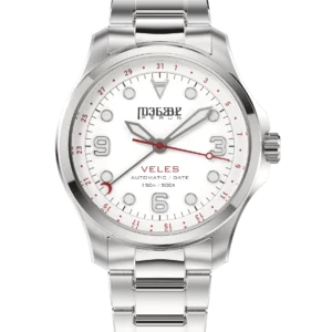 Veles Pearl White watch