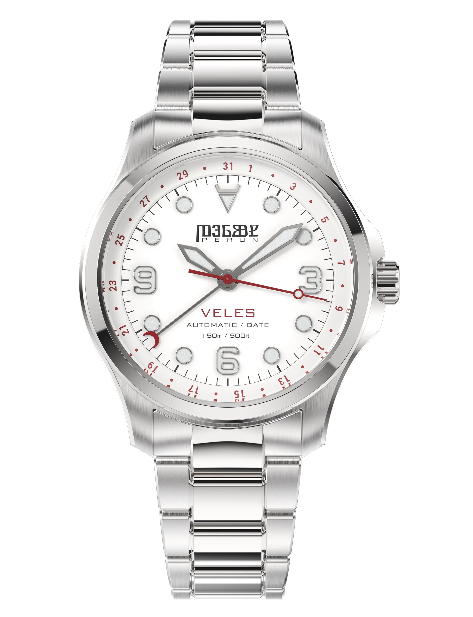 Veles Pearl White watch